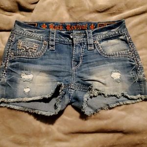 Womens Rock Revival Jelina Shorts